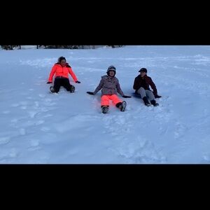 O’Neil Bright Neon Orange Snow Pants 14 Y